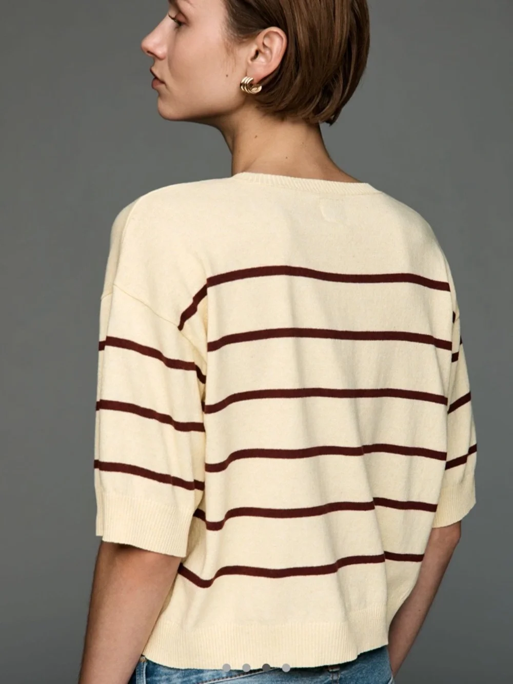 Maeve by Anthropologie crew-neck cardigan sweater - Picture 3 of 5